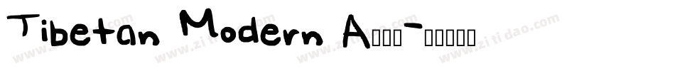 Tibetan Modern A转换器字体转换